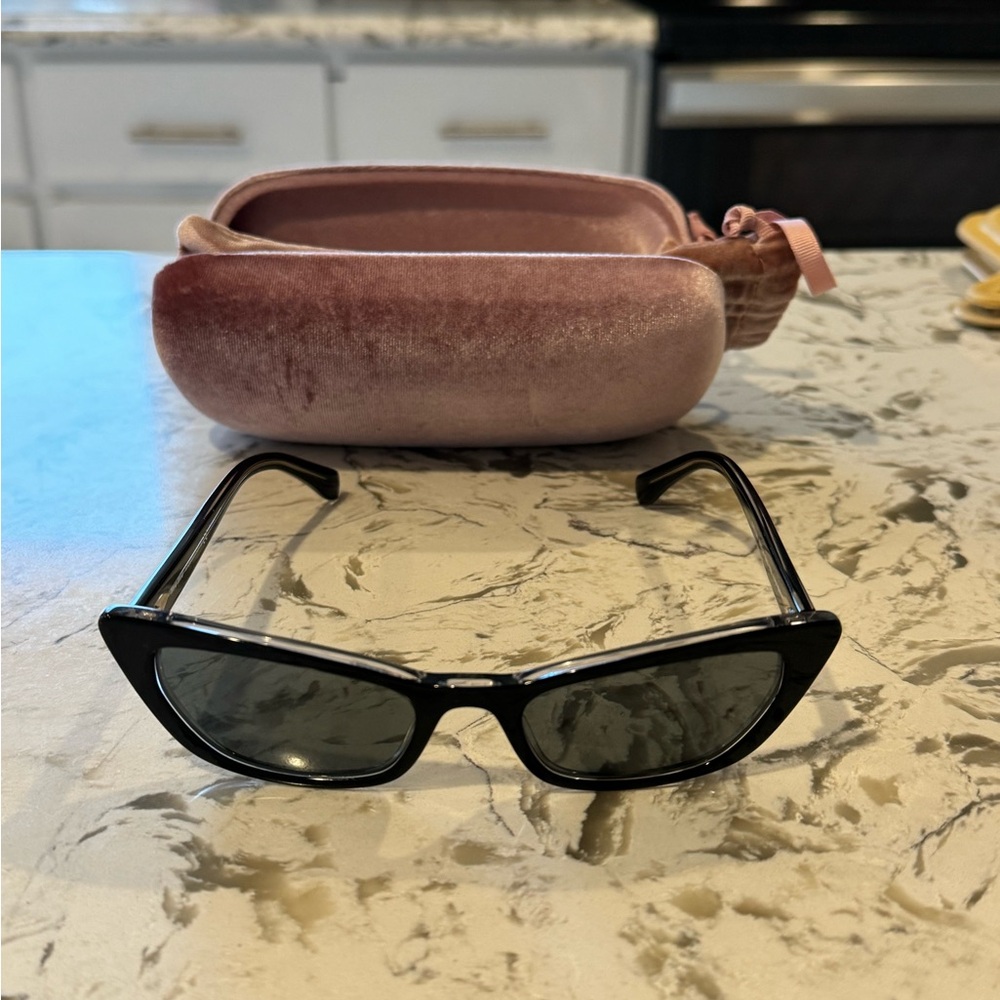 Miu Miu black sunglasses. Brand new, never worn!